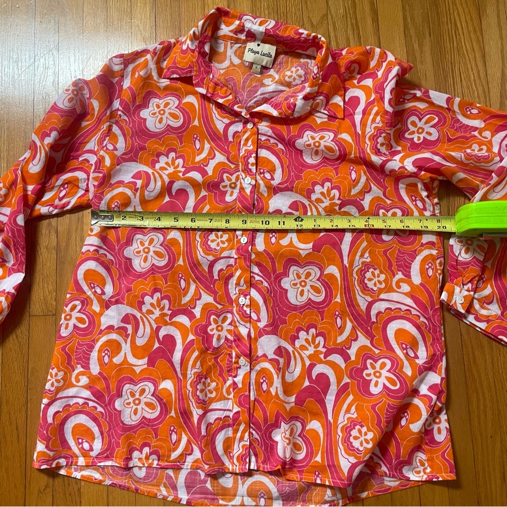 Playa Lucila Retro Top and Matching Shorts 2-Piece Set - Sz Large - Picture 12 of 16